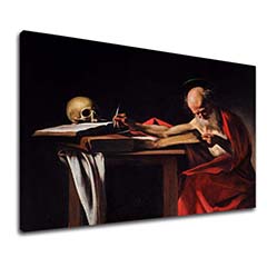 Obraz na plátne Michelangelo Caravaggio - Svätý Jeroným