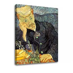 Obraz na plátne Vincent van Gogh - Portrét dr. Gacheta