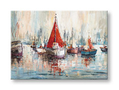 Maľovaný obraz na stenu LODE  70x50 cm