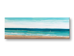 Maľovaný obraz na stenu MORE  150x50 cm