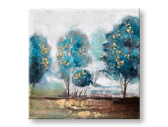 Maľovaný obraz na stenu STROMY  60x60 cm